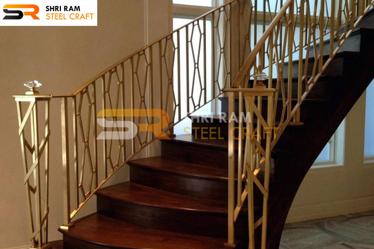Brass Staircase Railing