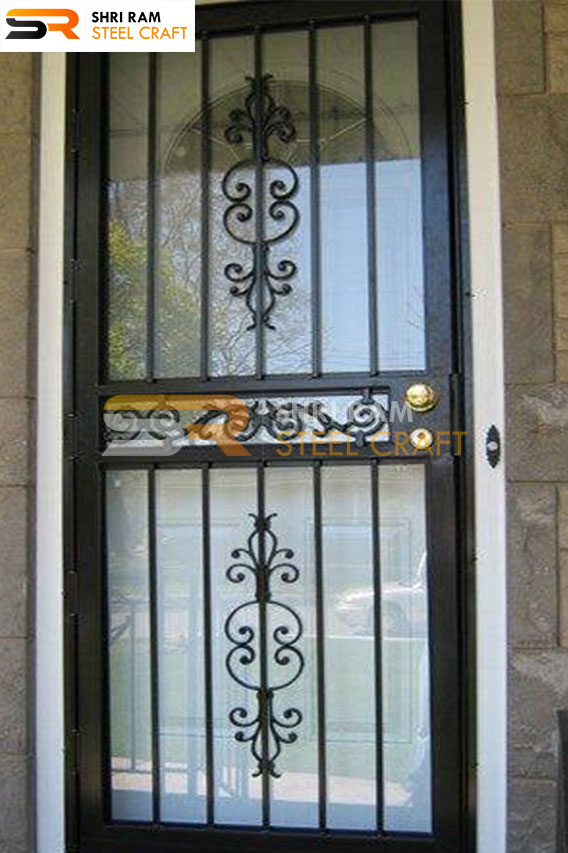 wrought iron safety door designs